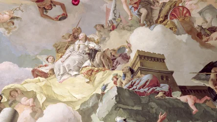 Apotheose der spanischen Monarchie (Detail)